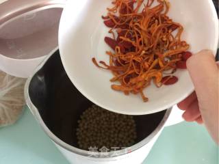 Cordyceps Flower Salty Soy Milk#autumn Nourishing Yin and Nourishing Lung# recipe