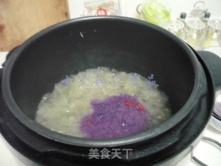 Purple Sweet Potato and Tremella Soup recipe