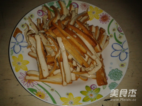 Fried Dried Tofu recipe