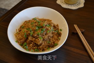 Crispy Steamed Pork with Soft Waxy Flour recipe