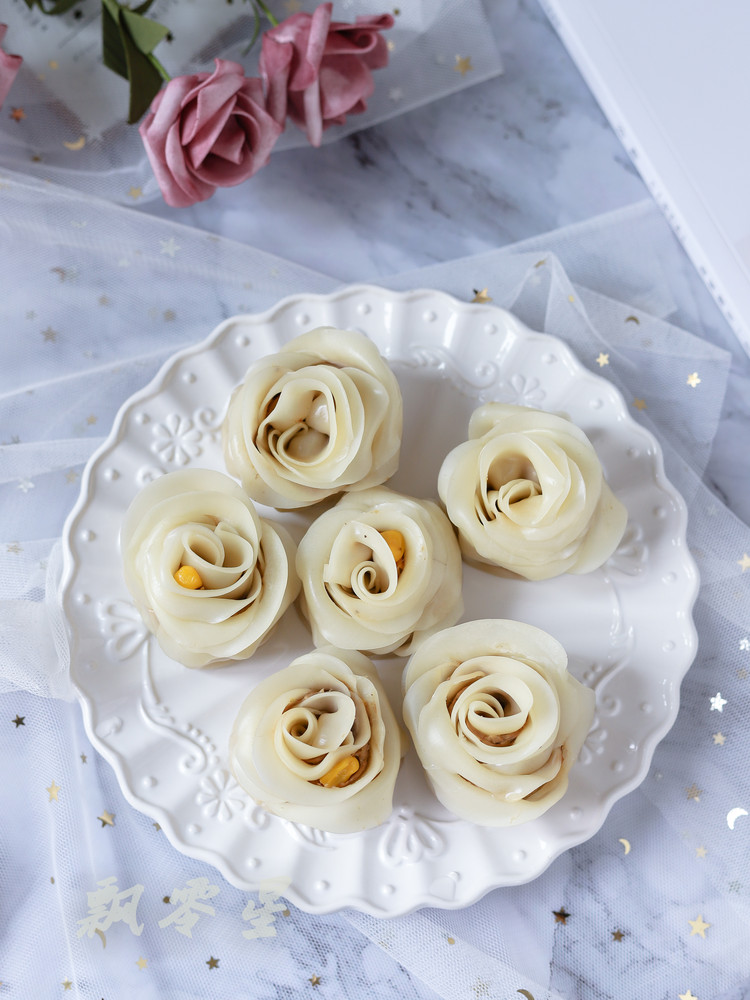 Dumplings Have A New Pattern, High-value and Super Delicious——rose Steamed
