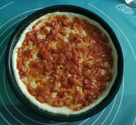 Shrimp Ham Pizza recipe