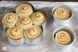 Sweet Potato Flower Shaped Bread recipe