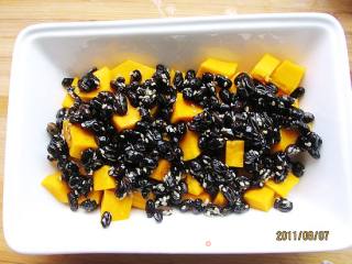 Microwave Honey Black Bean Pumpkin recipe