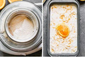 Orange Full of Ice Cream recipe