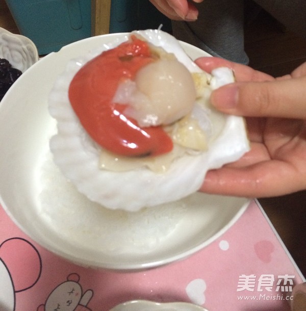 Steamed Scallops with Garlic Vermicelli recipe