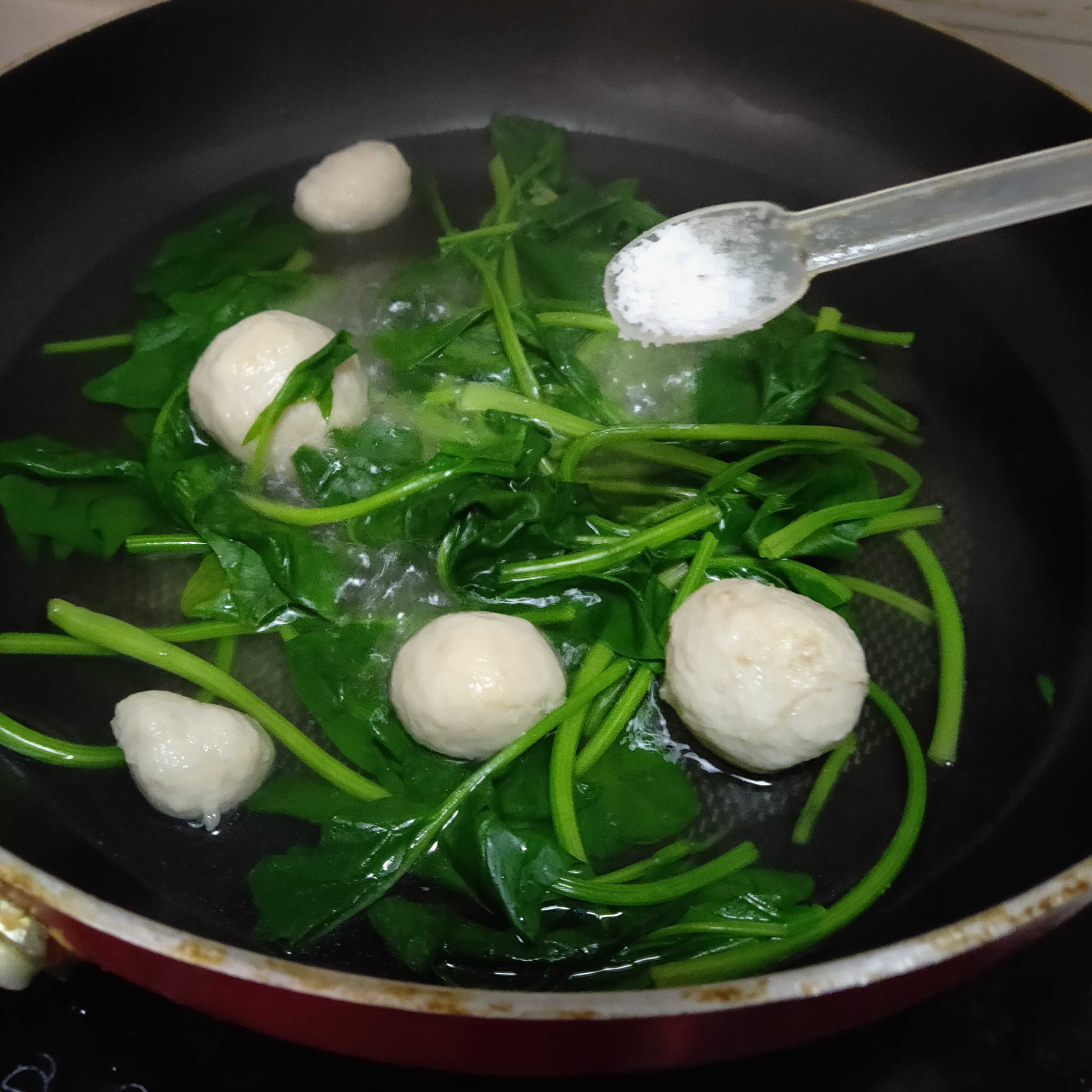 Spinach Meatball Soup recipe