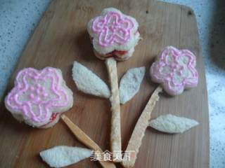 Frosted Flower Toast recipe