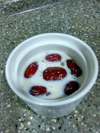 Stewed Bird's Nest with Rock Sugar and Milk recipe
