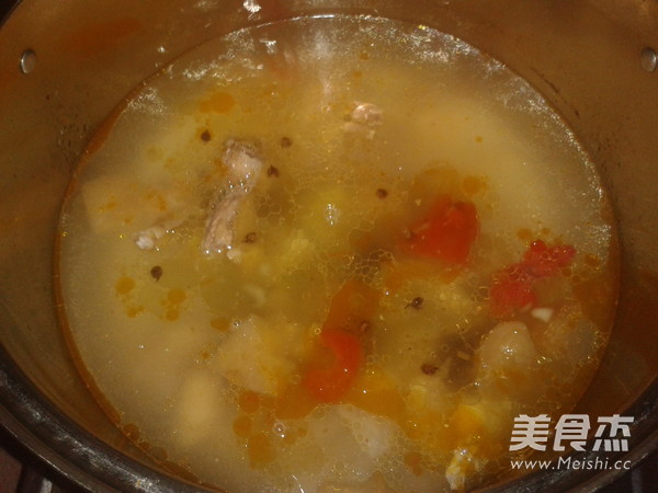 Sour Radish Lao Duck Soup recipe