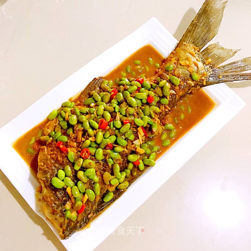 Fish with Edamame recipe