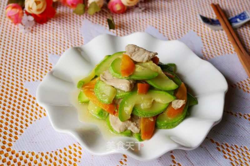 Zucchini Fried Pork recipe
