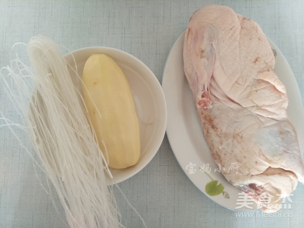 Half Slice Duck Stewed Vermicelli recipe