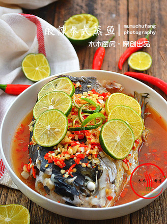 Sour and Spicy Thai Steamed Fish
