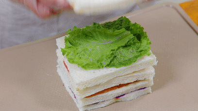 Colorful Sandwich Baby Food Recipe recipe
