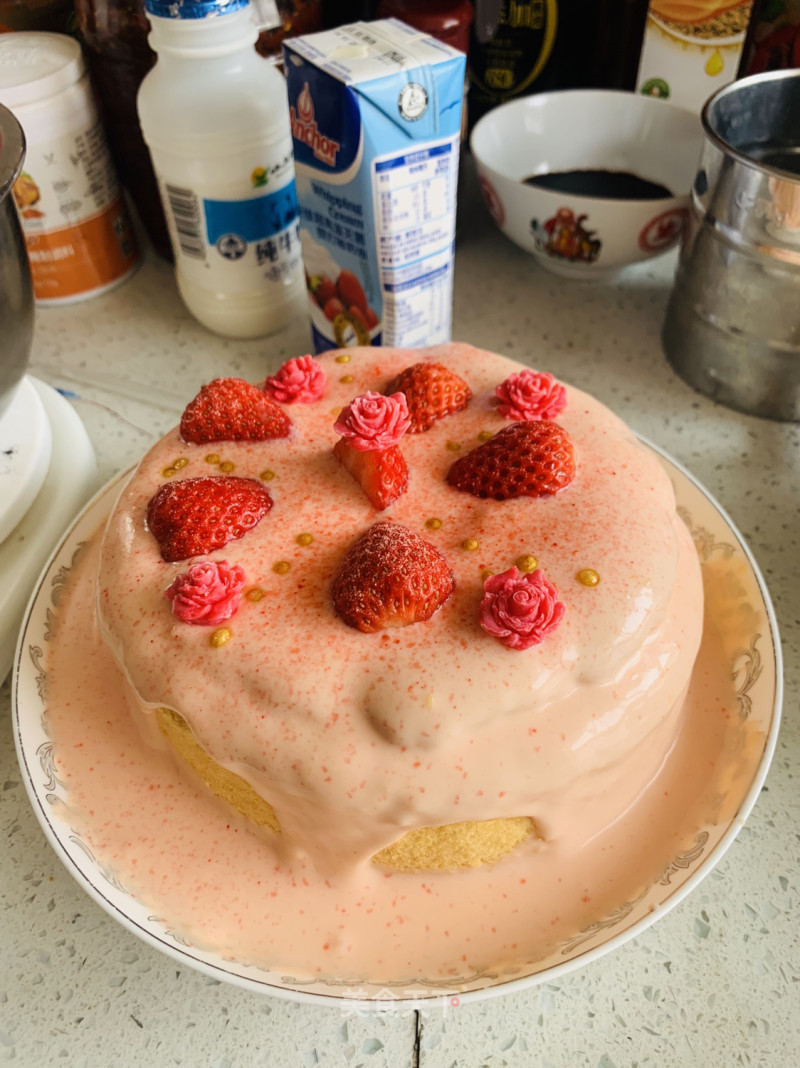 Strawberry Milk Cake