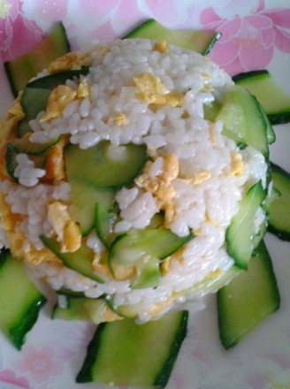 Cucumber Egg Fried Rice