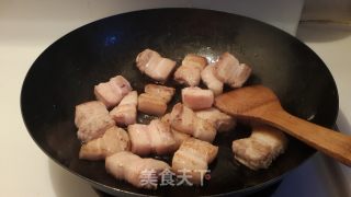 Braised Pork Belly with Plum Dried Vegetables recipe