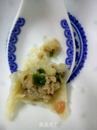 Beef Wonton with Watermelon Skin recipe