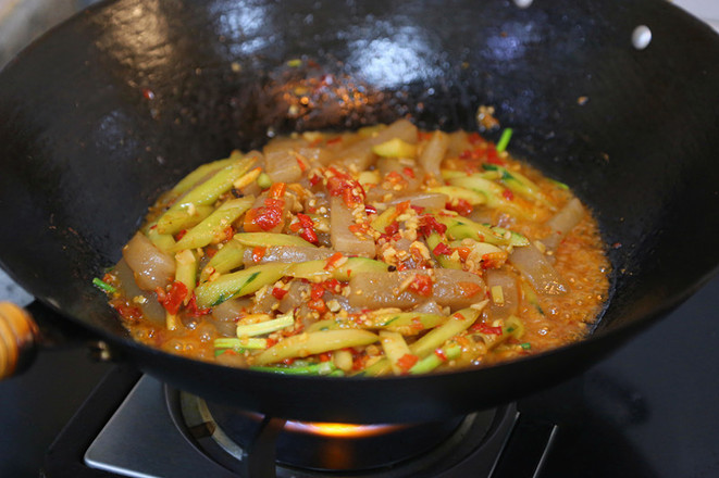 Stir-fried Konjac Tofu with Chopped Pepper recipe