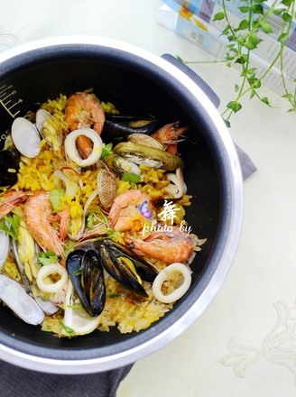 Spanish Seafood Paella