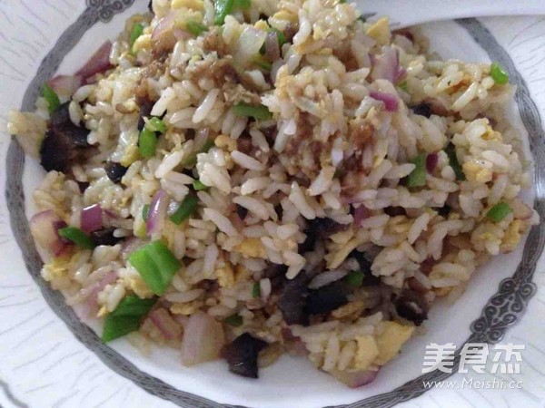 Fried Rice with Sea Cucumber recipe