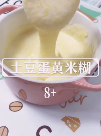 Potato and Egg Yolk Rice Paste recipe