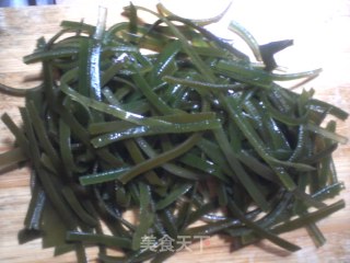 Tofu with Seaweed Oil and Roasted Dried Peas recipe