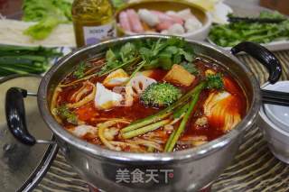 Chicken Bone Soup Hot Pot recipe