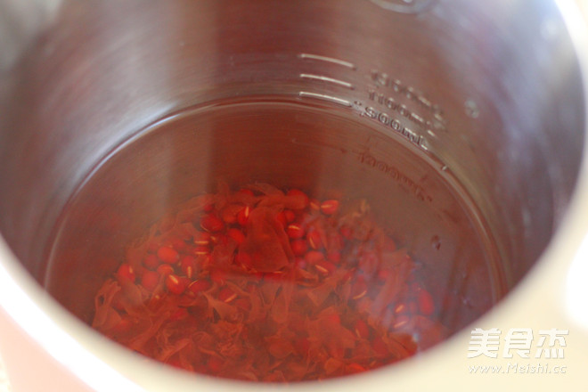 Rose Red Soy Milk recipe