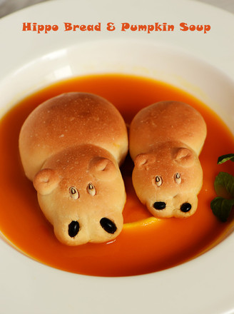 Hippo Bread & Pumpkin Soup