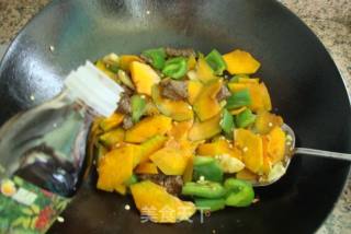 Stir-fried Beef with Pumpkin recipe