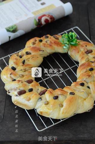 Christmas Wreath Bread recipe