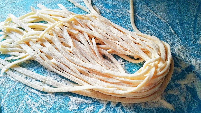 Hand Rolled Scallion Noodles recipe