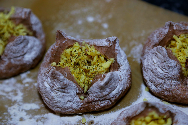 Whole Wheat Cheese Rock Lava Bread recipe
