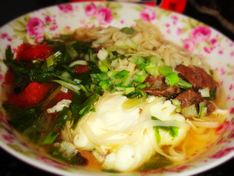 Colorful Beef Noodle recipe