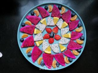 Fruit Plate: Colorful Rotating Windmill recipe