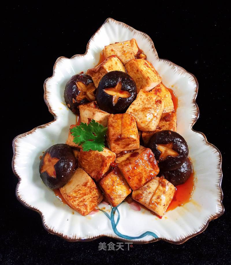 Braised Mushroom Tofu recipe