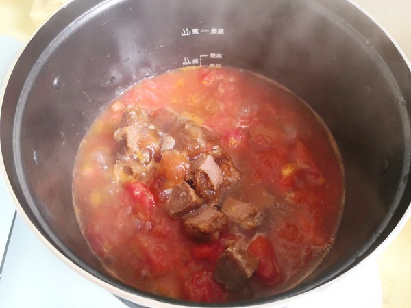 Tomato Beef Noodle recipe