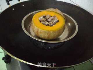 Pumpkin Steamed Spare Ribs recipe