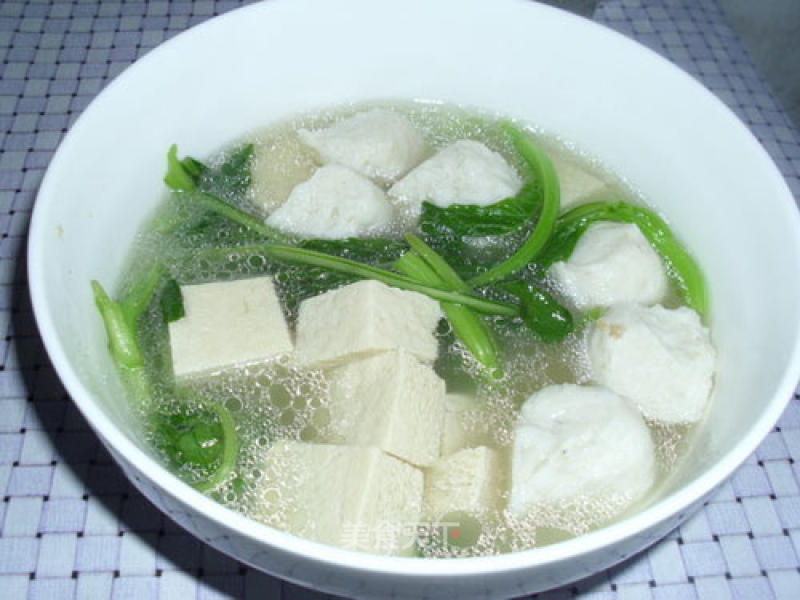 Fish Ball Frozen Tofu Soup recipe