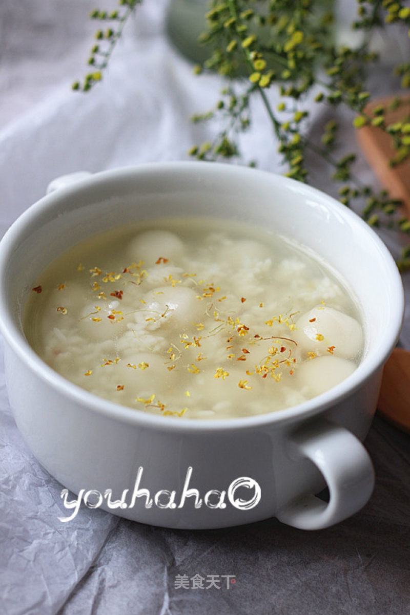 Sweet-scented Osmanthus Rice Ball Soup recipe