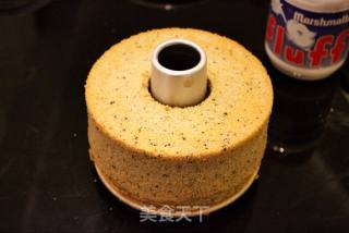 Fluff Marshmallow-black Sesame Chiffon Cake recipe