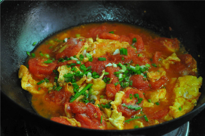 Scrambled Eggs with Tomatoes recipe