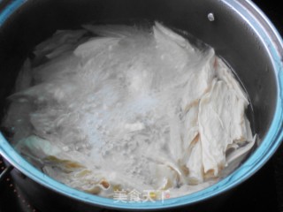 Cucumber with Yuba recipe