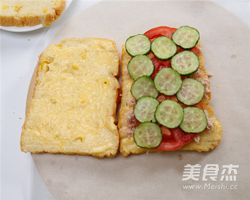 Tuna Floss Sandwich recipe