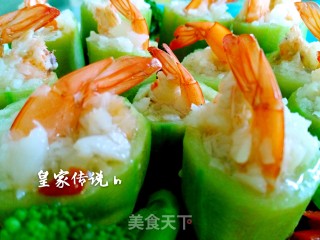 Loofah Shrimp Cup recipe