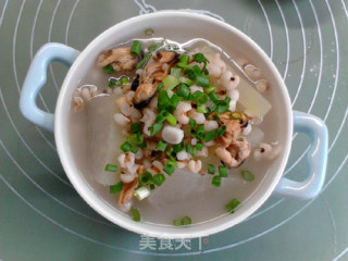 Mussels, Barley, Winter Melon Soup recipe