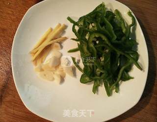 Stir-fried Shredded Pork with Water Spinach recipe