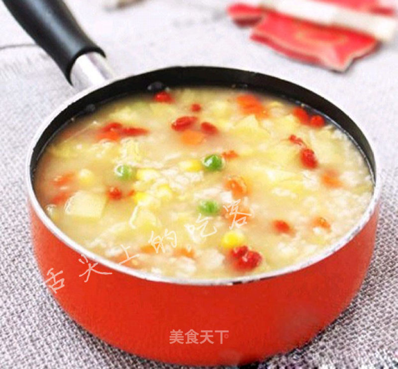 Wolfberry Corn Colorful Soup recipe